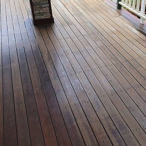 Restauración de deck de Cumaru y tratamiento impermeable (4)